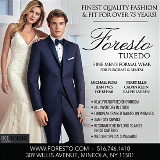 Foresto Tuxedo Long Island Wedding Tuxedos