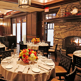 Blackstone Steakhouse main dining room. 